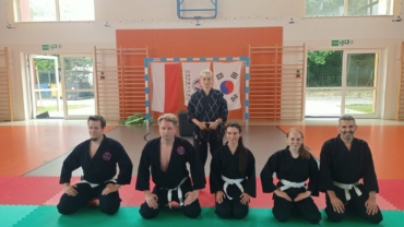 Egzaminy w Krakowskiej Szkole Hapkido.