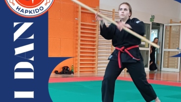 Julia Wodnicka – 1 Dan, kolejny czarny pas w Polskiej Organizacji Hapkido.